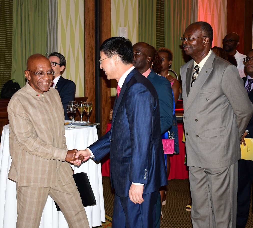 Launch of the ABCF: President Worrell, Ambassador Yan of the PRC, Vice-president Brathwaite